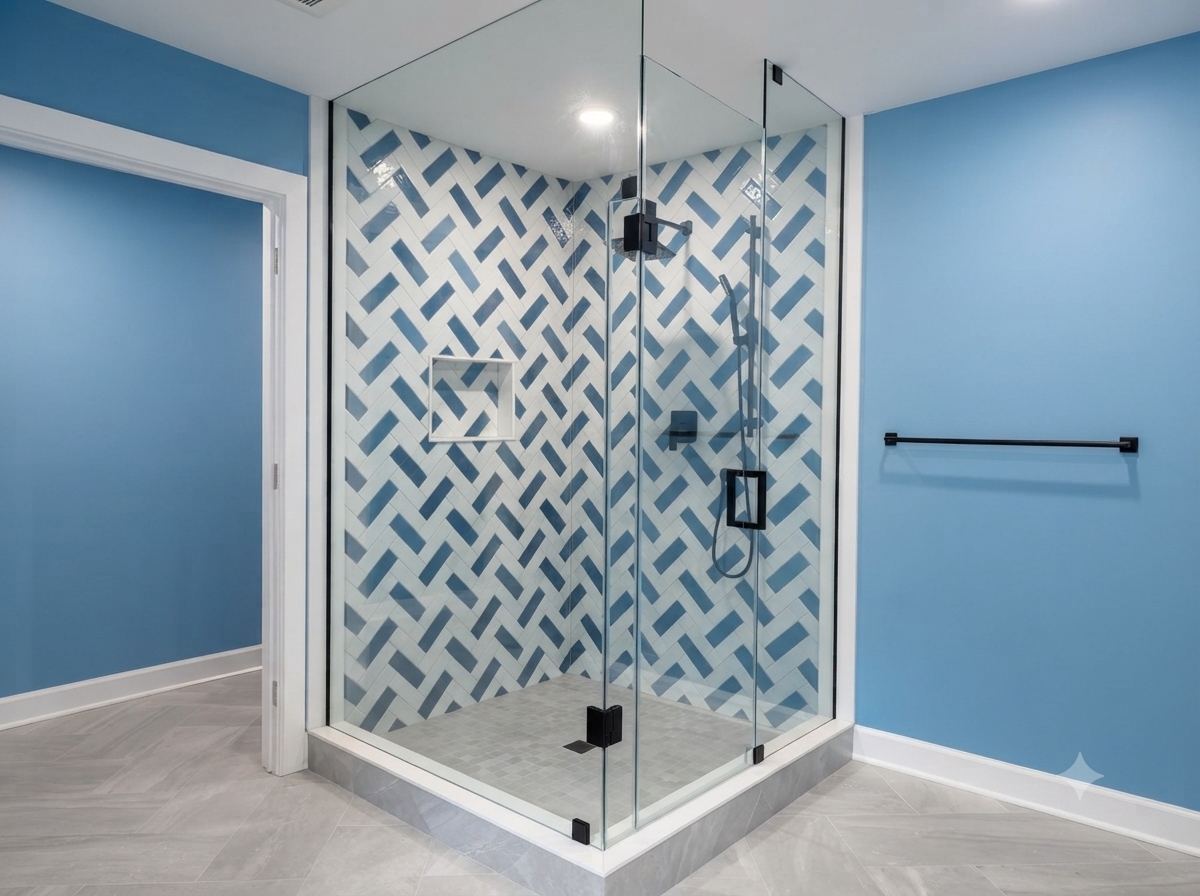 Custom Frameless Shower Doors in Miramar, Florida