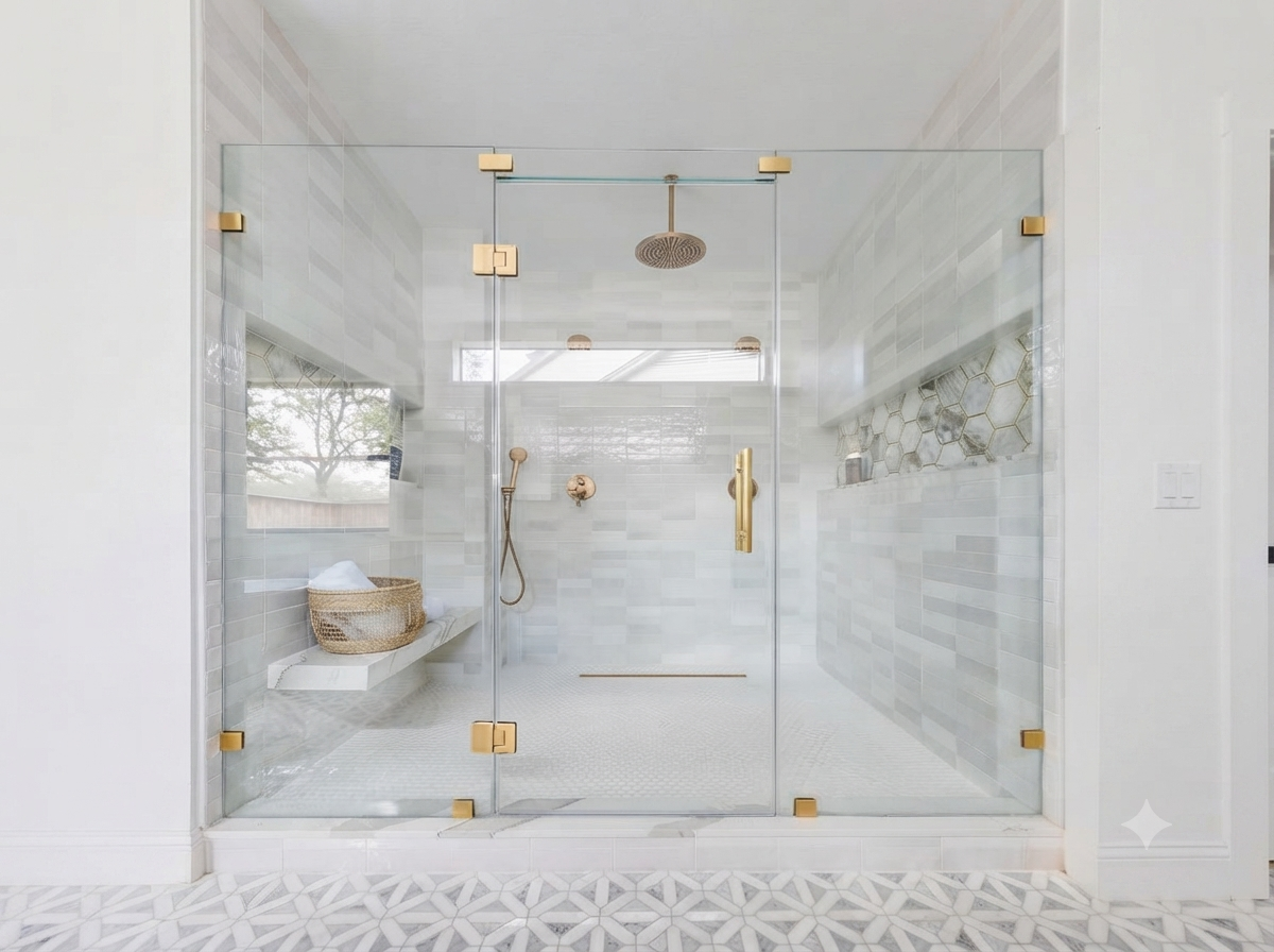 Custom Frameless Shower Doors in Fort Lauderdale, Florida